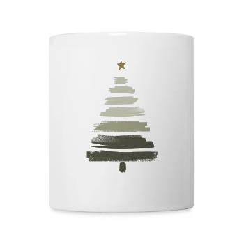 Arbre de Noël - Mug blanc - blanc - Devant