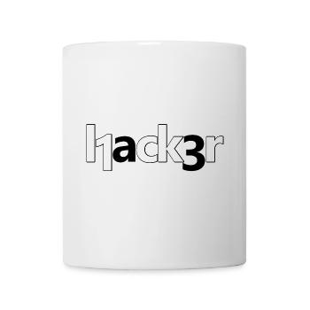 Hacker - Tasse - Weiß - Vorne