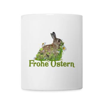 Frohe Ostern - Tasse - Weiß - Vorne