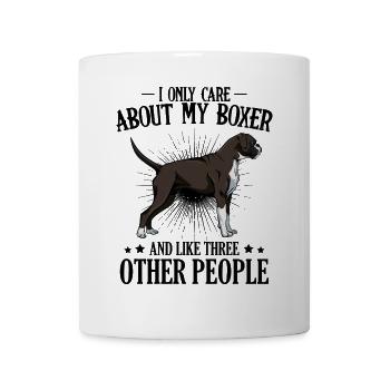 boxeur - Mug blanc - blanc - Devant