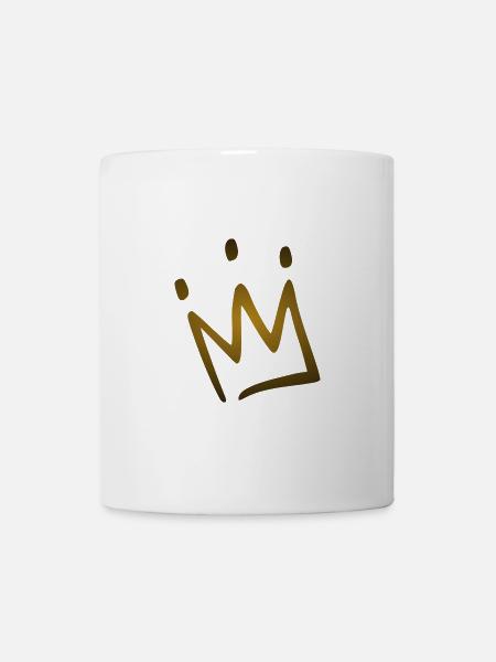 Krone - Tasse - Weiß