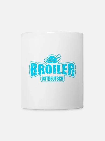 Broiler Ostdeutsch - Tasse - Weiß