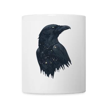 Rabe - Tasse - Weiß - Vorne
