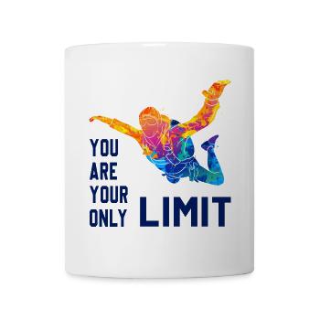Skydive Fallschirmspringer Skydiver Freifall - Tasse - Weiß - Vorne