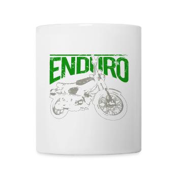S51 Moped Enduro - Kult für Simson Liebhaber - Tasse - Weiß - Vorne