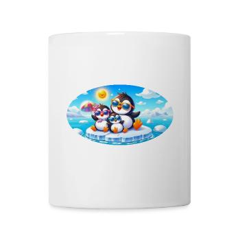 Funny Penguins - Mug - white - Front