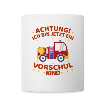 Vorschulkind Geschenk - Tasse - Weiß - Vorne