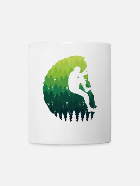 Klettern Kletterer Kinder Jungen Berge Bouldern - Tasse - Weiß