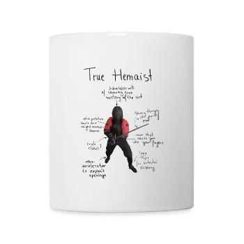 Ein echter Schwertkämpfer. HEMA. Schwertkampf. - Tasse - Weiß - Vorne