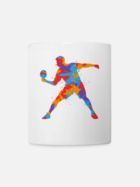 Tischtennisspieler Bunt Kinder Jungen Tischtennis - Tasse - Weiß