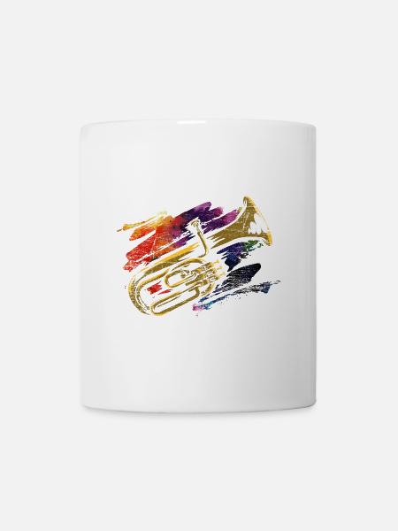 Strahlendes Althorn Blaskapelle - Tasse - Weiß