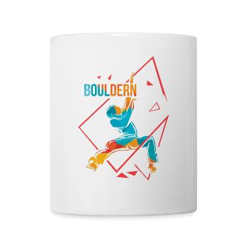 Geschmeidiger Boulderer Überhang - Tasse - Weiß - Vorne