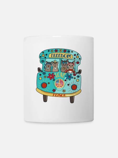 Camper Camping Bus - Tasse - Weiß