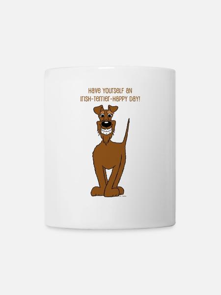 Irischer Terrier Smile - Tasse - Weiß