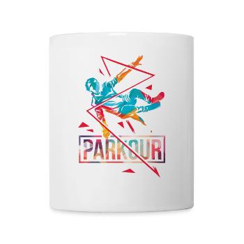Furchtloser Parkour Stadtakrobat - Tasse - Weiß - Vorne