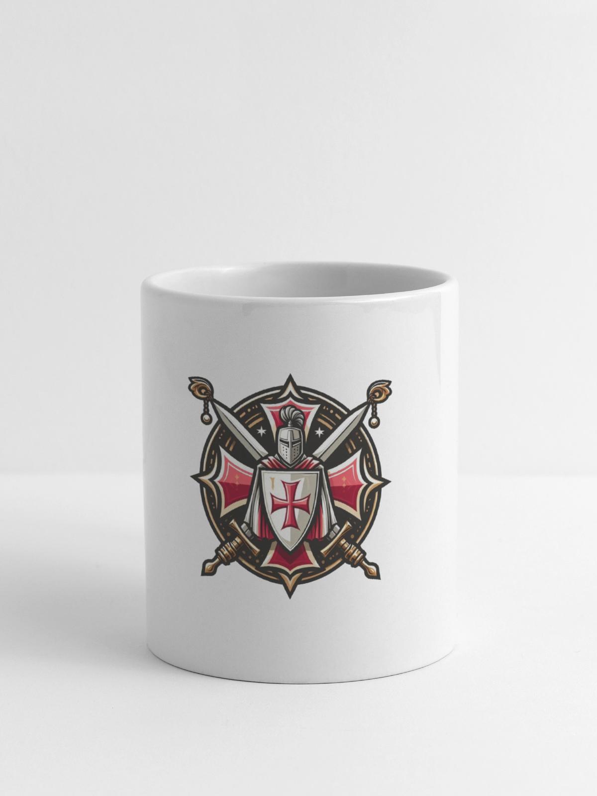 Tempelritter - Tasse - Weiß - Vorne