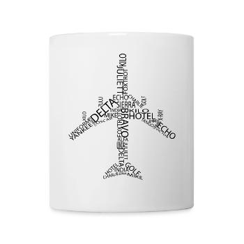 Flugzeug B747 - Tasse - Weiß - Vorne