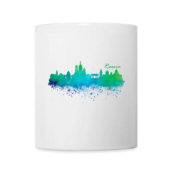 Russland - Tasse - Weiß - Vorne