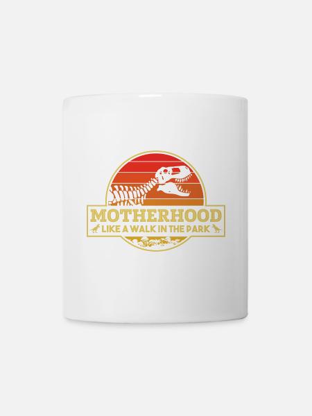 Motherhood Like a Walk in the Park - Tasse - Weiß