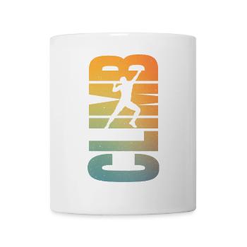 Klettern Boulder Bergsteiger Bouldern - Tasse - Weiß - Vorne