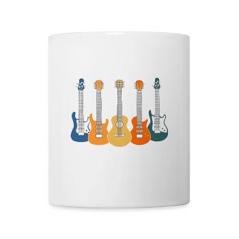 Gitarren - Tasse - Weiß - Vorne