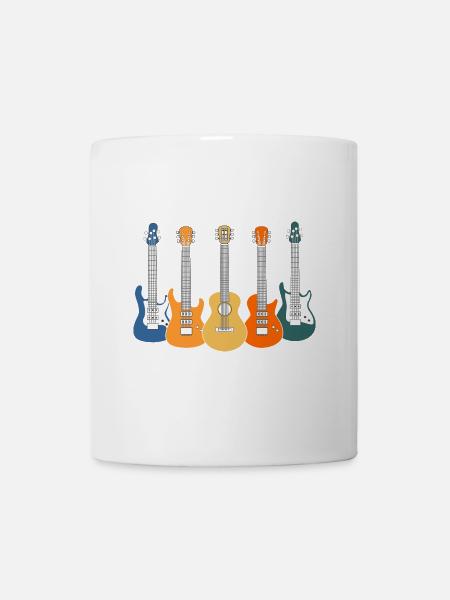 Gitarren - Tasse - Weiß