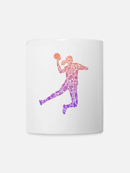 Handballspielerin Handball Mädchen Handballerin - Tasse - Weiß
