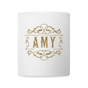 Amy gold - Tasse - Weiß - Vorne