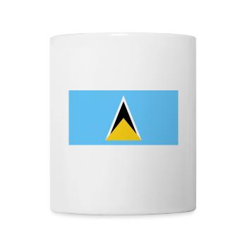 St. Lucia - Tasse - Weiß - Vorne