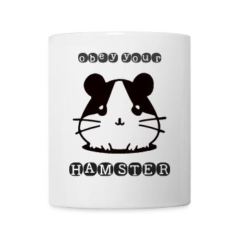 Obey your Hamster - Tasse - Weiß - Vorne