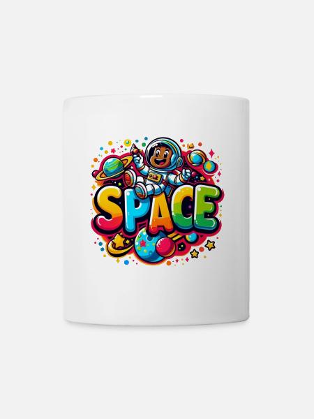 Space Astronautenkind - Tasse - Weiß