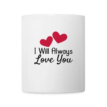 Love you - Tasse - Weiß - Vorne