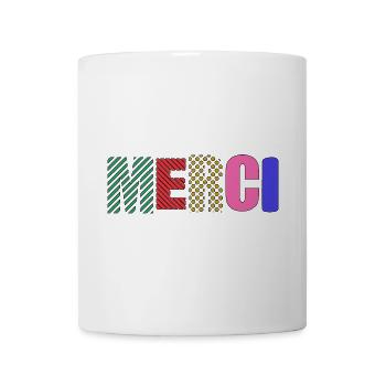 Vielen Dank - Tasse - Weiß - Vorne