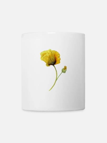 Blume - Tasse - Weiß