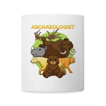 Ice Age Animals Stone Age Mammoths - Tasse - Weiß - Vorne