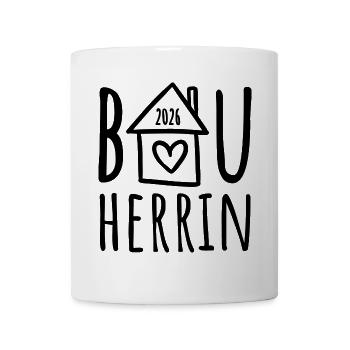 Bauherrin 2026 - Tasse - Weiß - Vorne