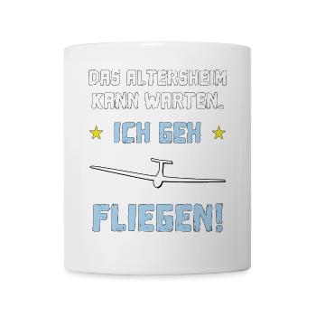 das altersheim kann warten - Tasse - Weiß - Vorne