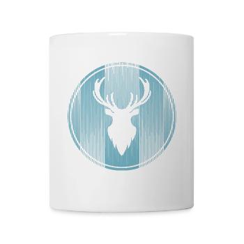 Hirsch - Tasse - Weiß - Vorne