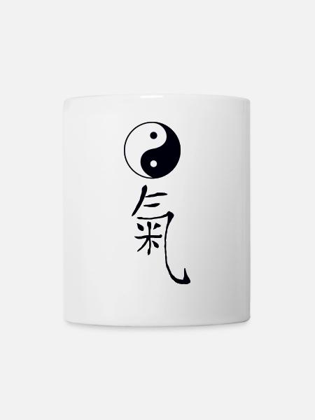 tao qi - Tasse - Weiß