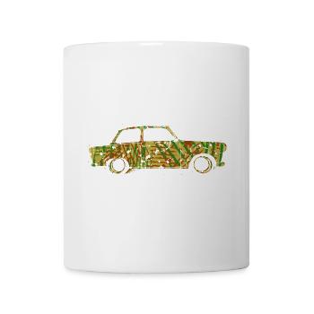 Trabi Ost DDR Tarn - Tasse - Weiß - Vorne