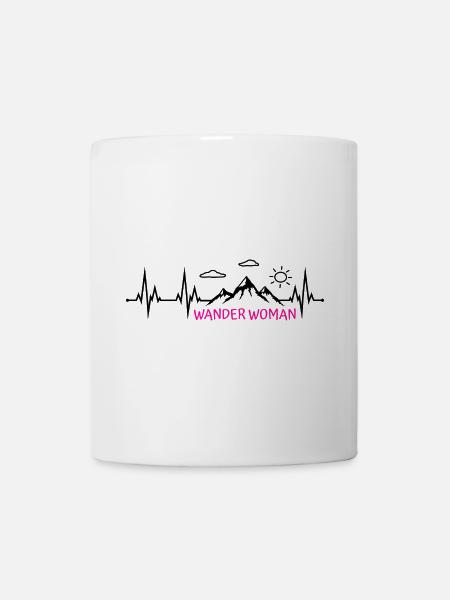 Wander Woman Wanderwoman - Tasse - Weiß