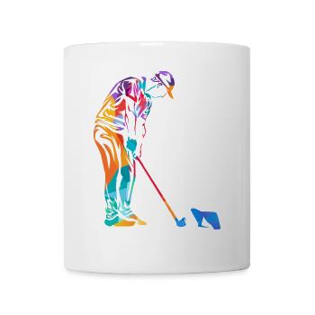 Flinker Minigolfspieler Turnierass - Tasse - Weiß - Vorne