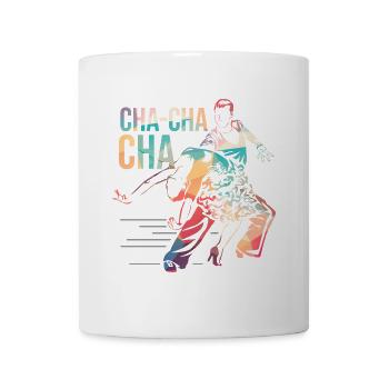 Temperamentvoller Cha Cha Tanzrhythmus - Tasse - Weiß - Vorne