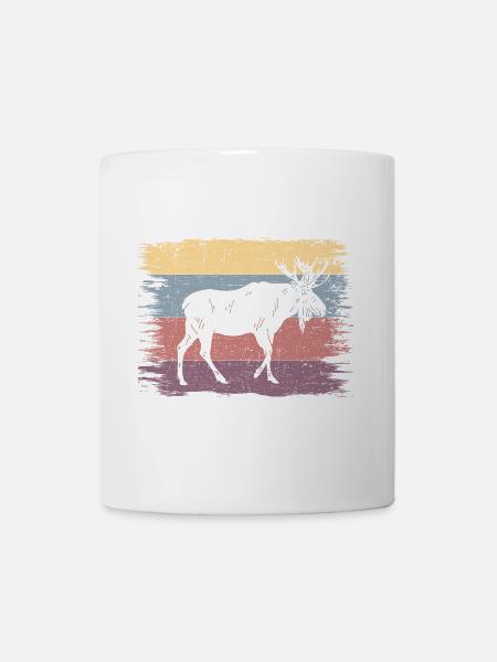 Elch - Tasse - Weiß