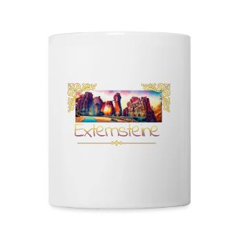 Externsteine – Magie in Stein und Zeit - Tasse - Weiß - Vorne