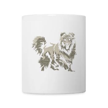 Wuscheliger Sheltie Colliefreund - Tasse - Weiß - Vorne