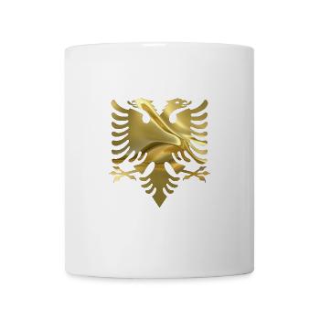 Goldener Doppeladler Emblem - Tasse - Weiß - Vorne