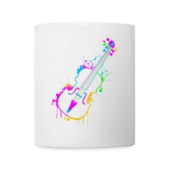 Violine - Tasse - Weiß - Vorne