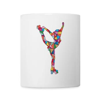 Rollschuh Kinder Roller Skating Mädchen Rollschuhe - Tasse - Weiß - Vorne