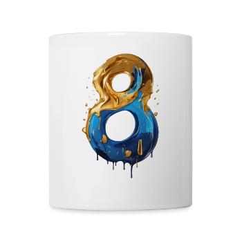 NR. 8 NUMMER 8 COOL 8. GEBURTSTAG - Tasse - Weiß - Vorne